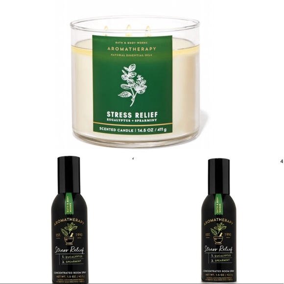 BBW STRESS RELIEF EUCALYPTUS SPEARMINT3 Room Spray